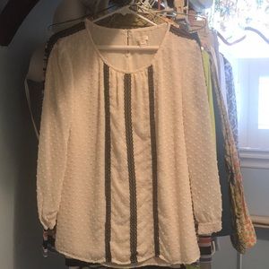 J Crew dress blouse
